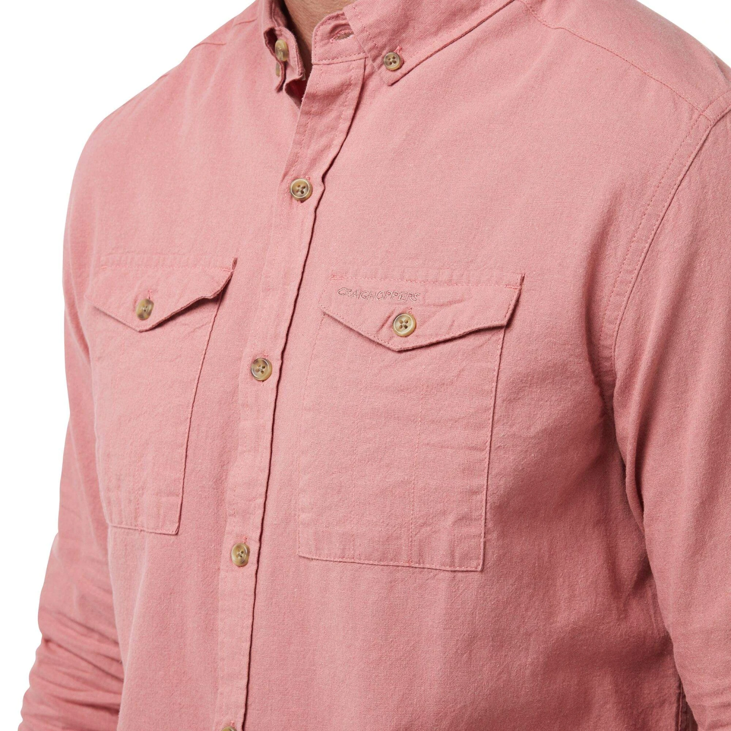 Craghoppers KIWI LINEN LONG SLEEVED SHIRT Herren - Outdoor Hemd 9 Craghoppers KIWI LINEN LONG SLEEVED SHIRT Herren - Outdoor Hemd – Bild 7