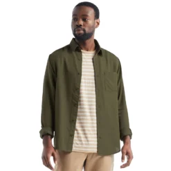 Icebreaker M STEVESTON LS SHIRT Herren - Outdoor Hemd -Günstiges Trail Outfit Geschäft 5637914403 d m steveston ls shirt icebreaker 24