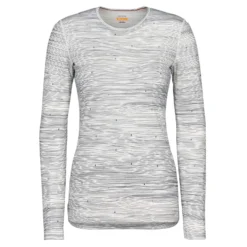 Günstiges Trail Outfit Geschäft 32 Icebreaker W 200 OASIS LS CREWE SKI TRACKS Damen - Funktionsshirt