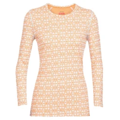 Icebreaker 250 VERTEX LS CREWE ALPINE GEO Damen - Funktionsshirt