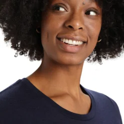 Icebreaker TECH LITE II SS TEE SKI STRIPES Damen - Funktionsshirt -Günstiges Trail Outfit Geschäft 5637954500 e tech lite ii ss tee ski stripes icebreaker 24