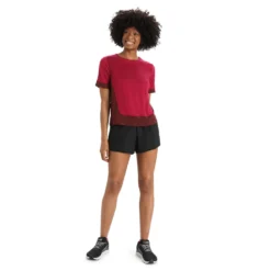 Icebreaker ZONEKNIT SS TEE Damen - Funktionsshirt -Günstiges Trail Outfit Geschäft 5637954517 f zoneknit ss tee icebreaker 24