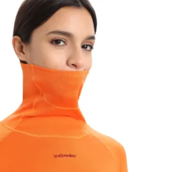 Icebreaker W MERINO LS ROLL NECK Damen - Funktionsshirt -Günstiges Trail Outfit Geschäft 5637954526 e merino ls roll neck icebreaker 24