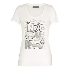 Icebreaker W TECH LITE SS SCOOP NATURE Damen - T-Shirt