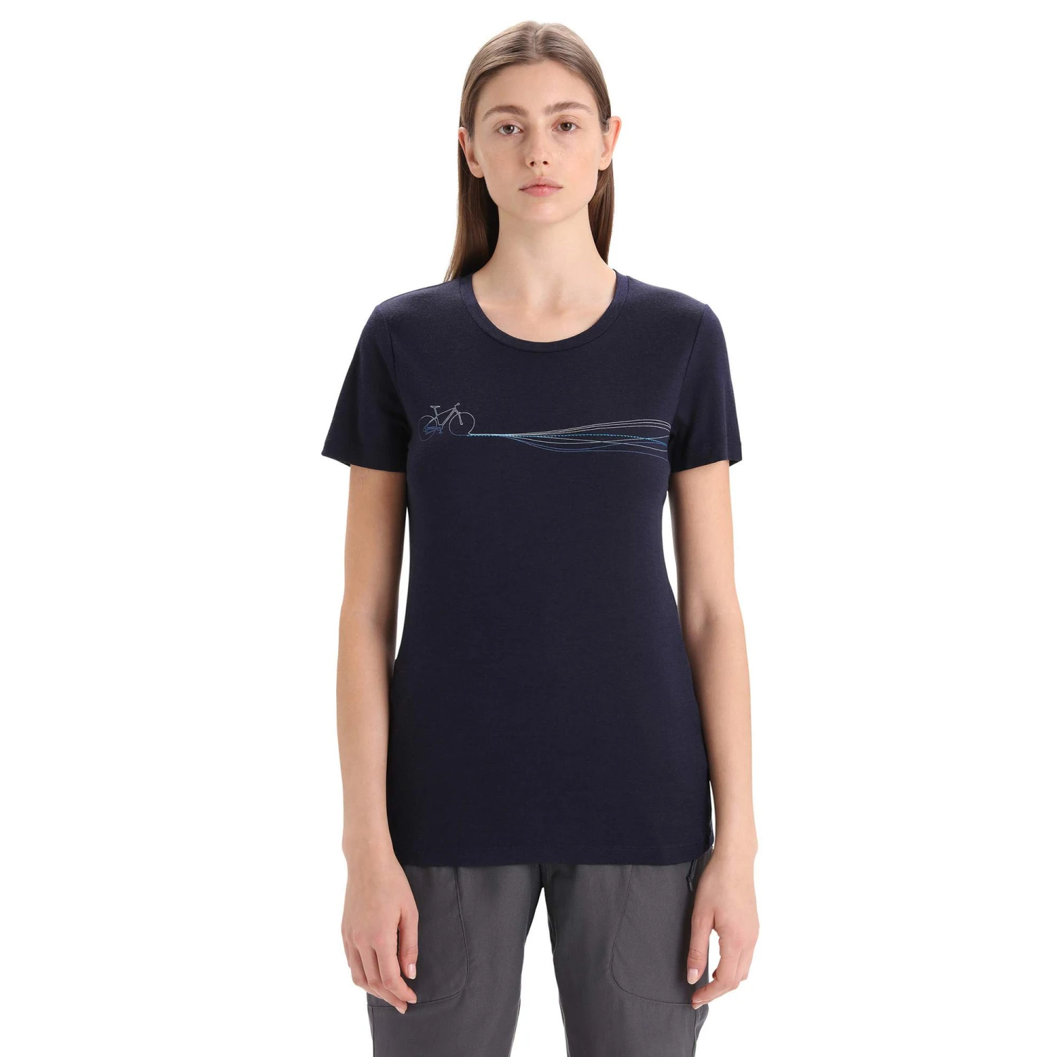 Icebreaker WOMEN TECH LITE II SS TEE CADENCE PATHS Damen - Funktionsshirt – Bild 3