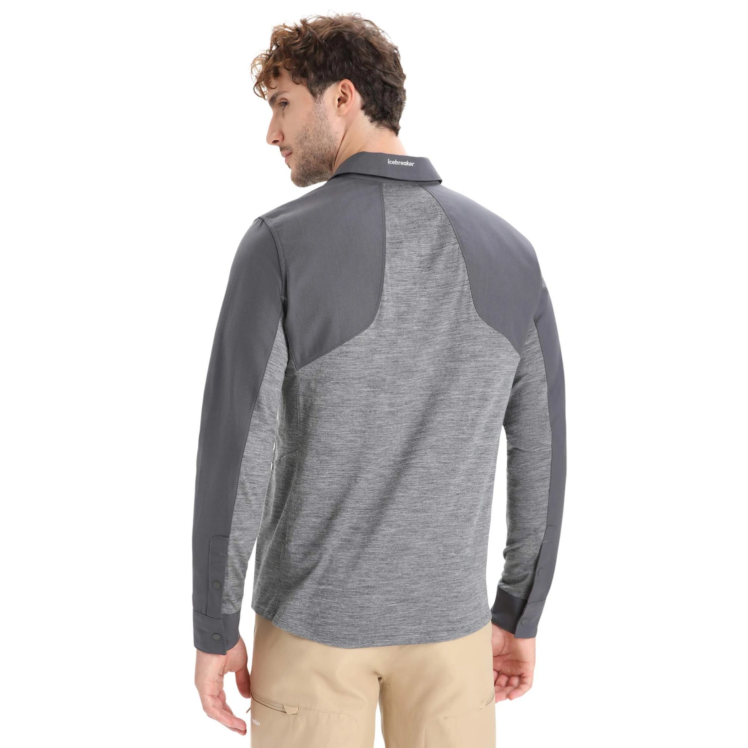 Icebreaker M HIKE LS TOP Herren - Outdoor Hemd 8 Icebreaker M HIKE LS TOP Herren - Outdoor Hemd – Bild 6