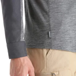 Icebreaker M HIKE LS TOP Herren - Outdoor Hemd 23 Icebreaker M HIKE LS TOP Herren - Outdoor Hemd -Günstiges Trail Outfit Geschäft 5638009239 g m hike ls top icebreaker 24