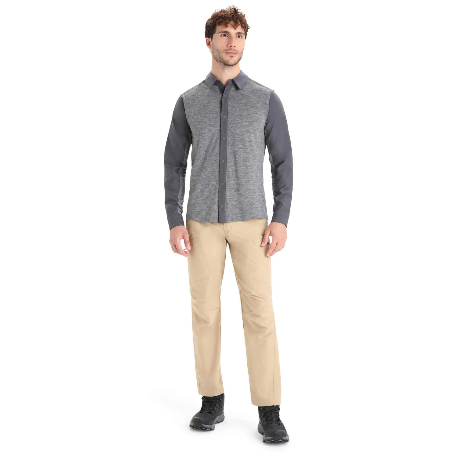 Icebreaker M HIKE LS TOP Herren - Outdoor Hemd 14 Icebreaker M HIKE LS TOP Herren - Outdoor Hemd – Bild 12