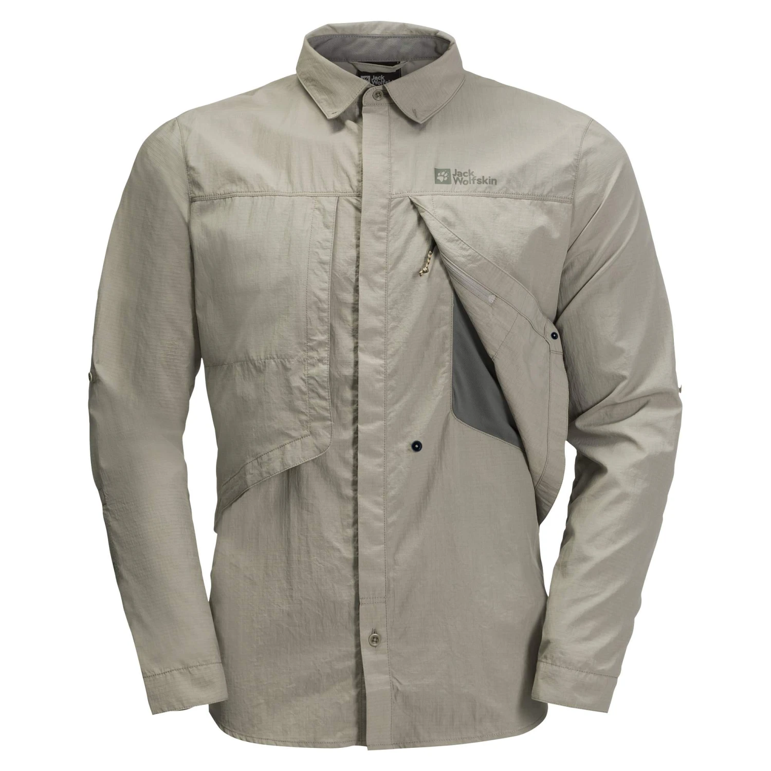 Jack Wolfskin DISKOVERA LS SHIRT M Herren - Outdoor Hemd 4 Jack Wolfskin DISKOVERA LS SHIRT M Herren - Outdoor Hemd – Bild 2